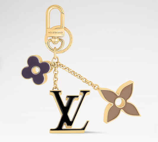 Fleur de Monogram Bag Charm